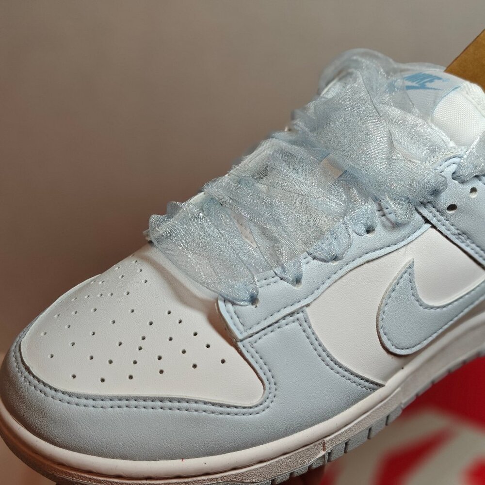 Nike Dunk Low Next Nature Women's White Blue Tint Size 9 IB7311-100